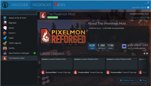 The Pixelmon Modpack - Changelog